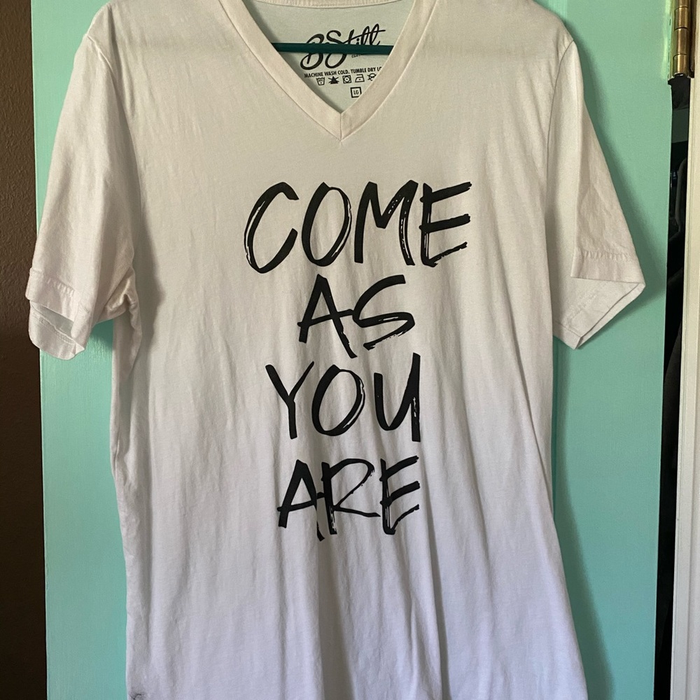 COME AS YOU ARE TEE